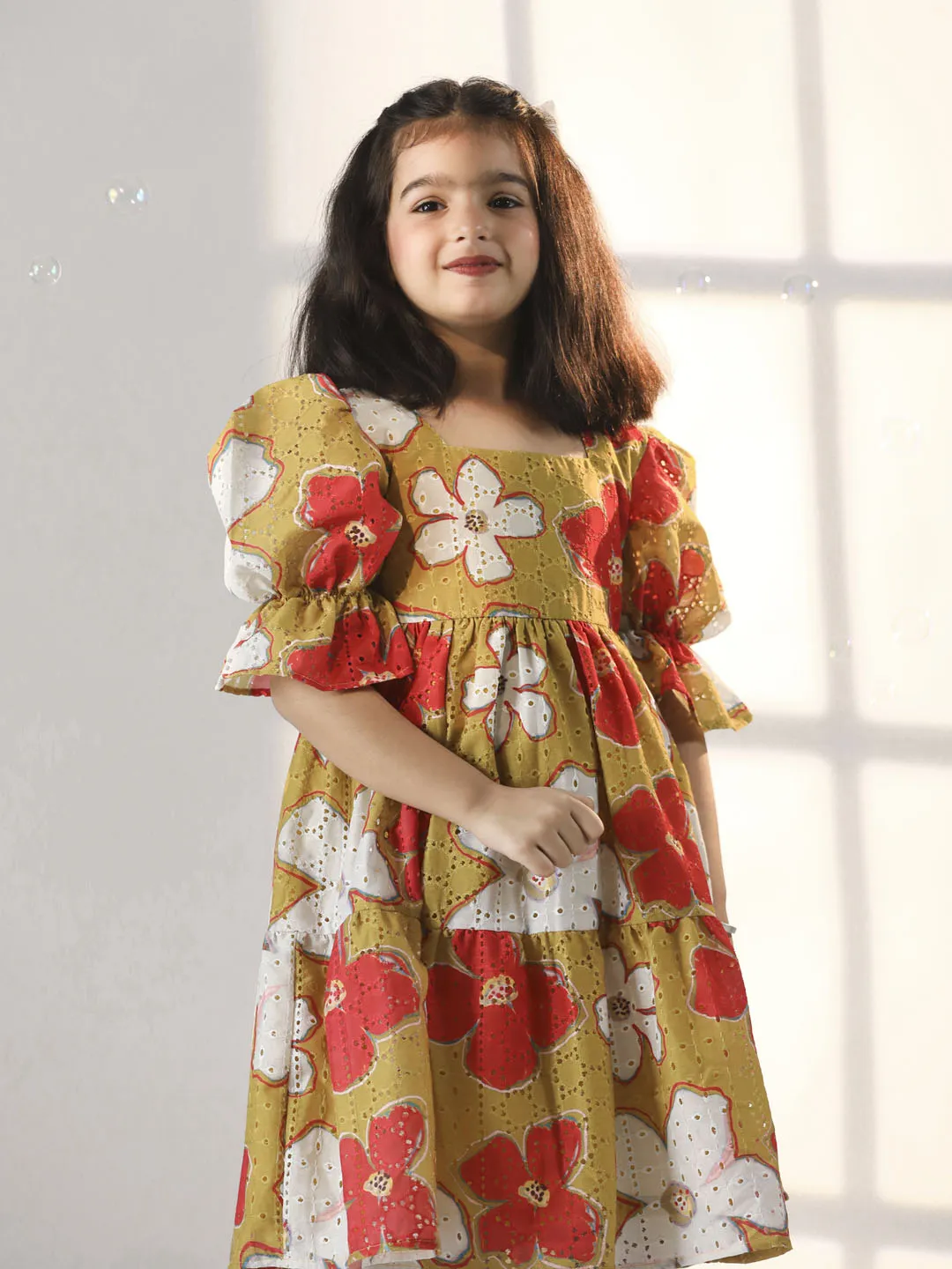 VASTRAMAY Mustard BHAI BEHEN Siblings Matching Set