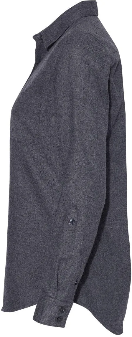 Weatherproof Ladies Vintage Brushed Flannel Solid Shirt