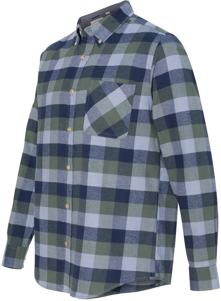 Weatherproof Vintage Brushed Flannel Long Sleeve Shirt 