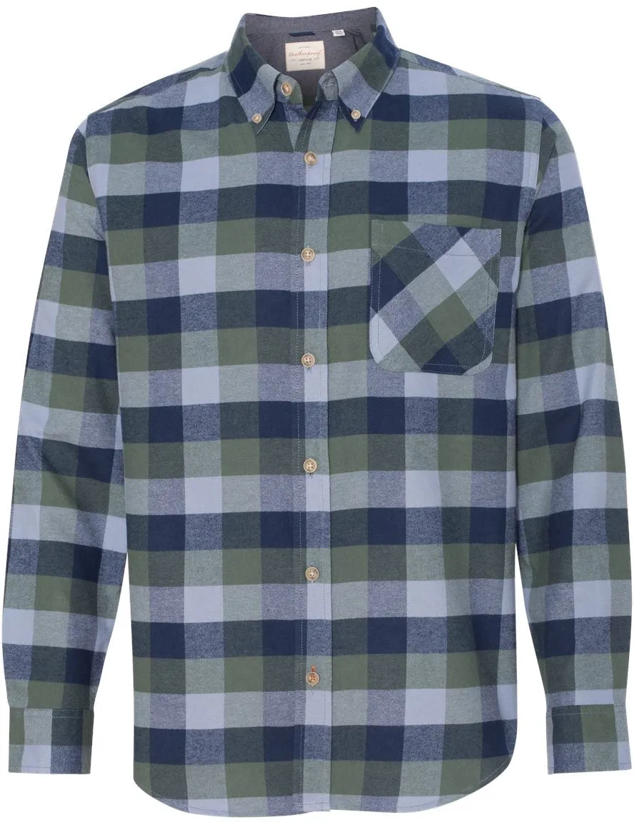 Weatherproof Vintage Brushed Flannel Long Sleeve Shirt 