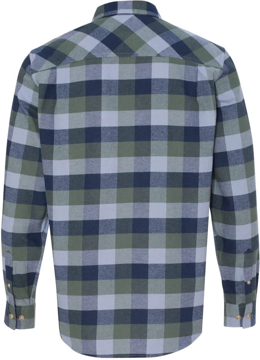 Weatherproof Vintage Brushed Flannel Long Sleeve Shirt 