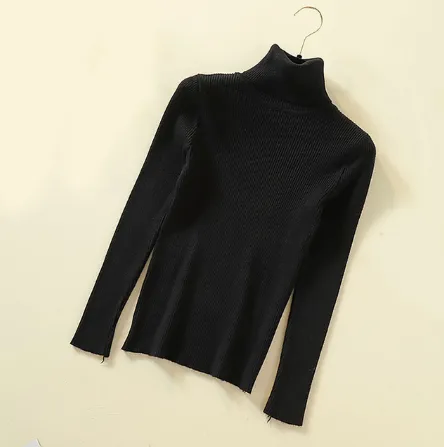 Women Turtleneck Sweaters Fashion Spring