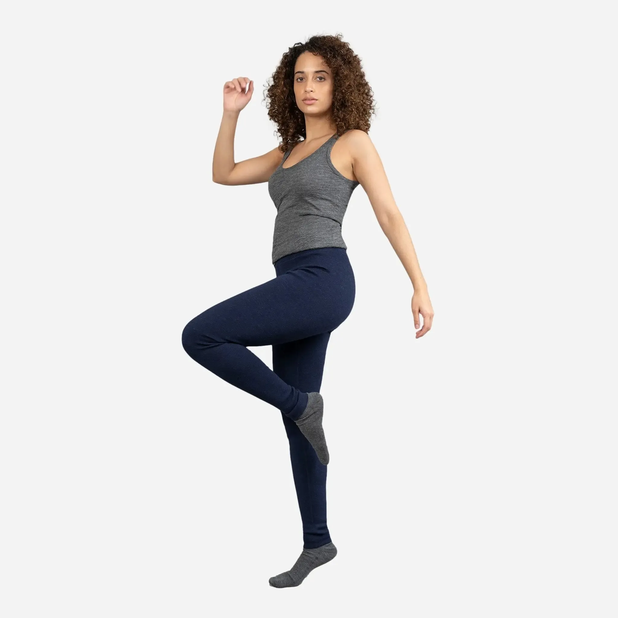 Women's Alpaca Wool Leggings: 420 Midweight