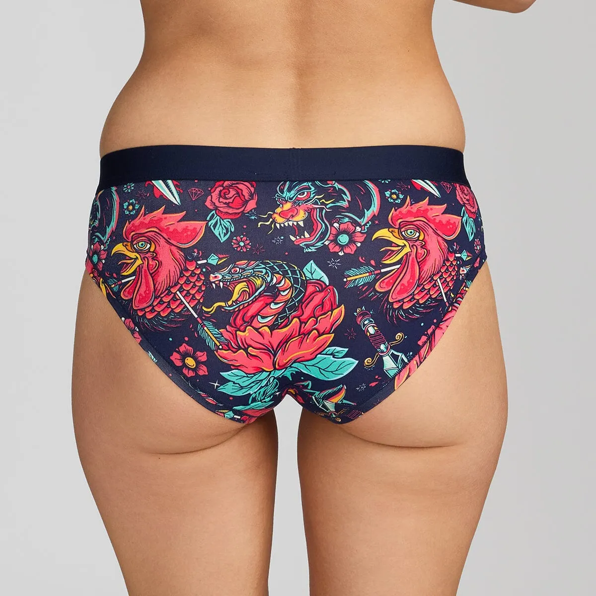 Women's Bikini Brief - Tattoo Parlours