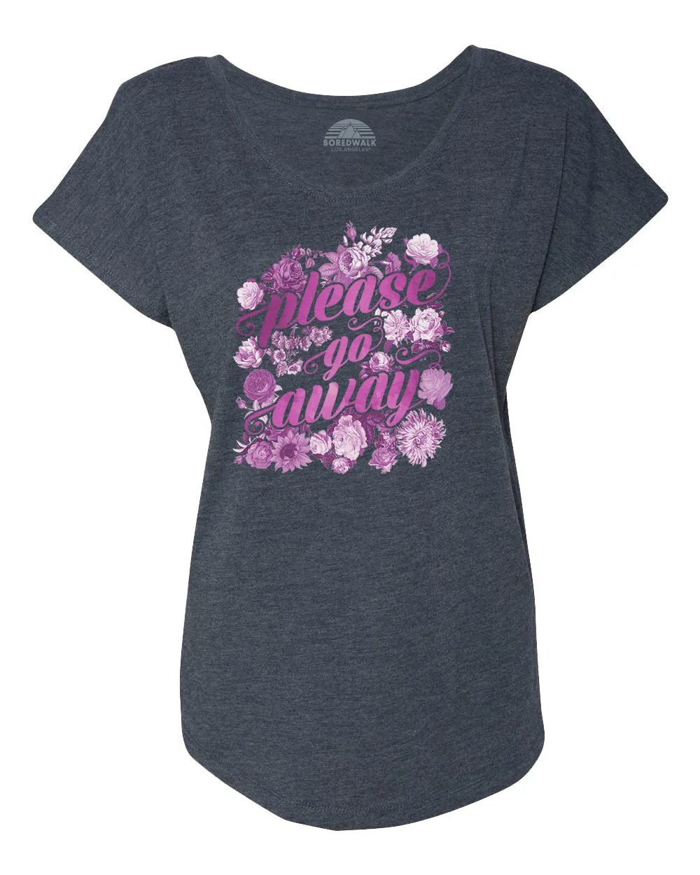 Women's Please Go Away - Introvert Shirt Scoop Neck T-Shirt