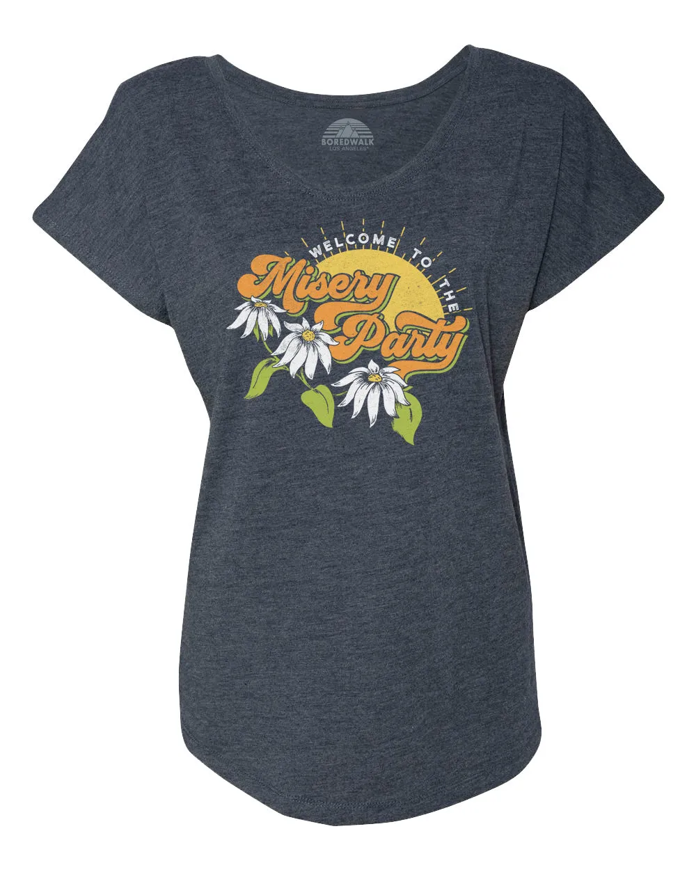 Women's Welcome To The Misery Party Scoop Neck T-Shirt