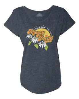 Women's Welcome To The Misery Party Scoop Neck T-Shirt