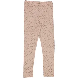 Wool Leggings - flower dots