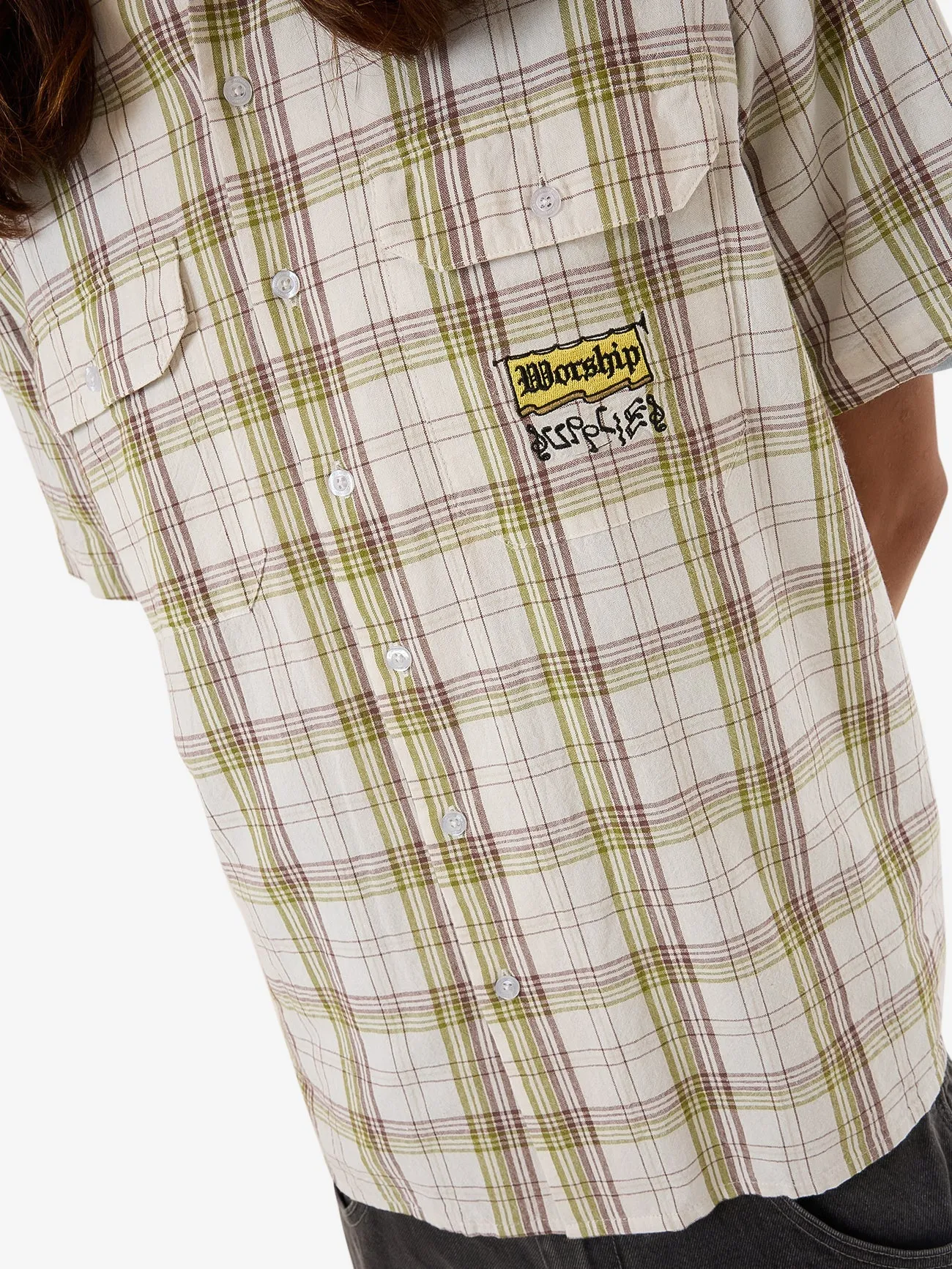 WORSHIP - Toot Short Sleeve Shirt - Bone
