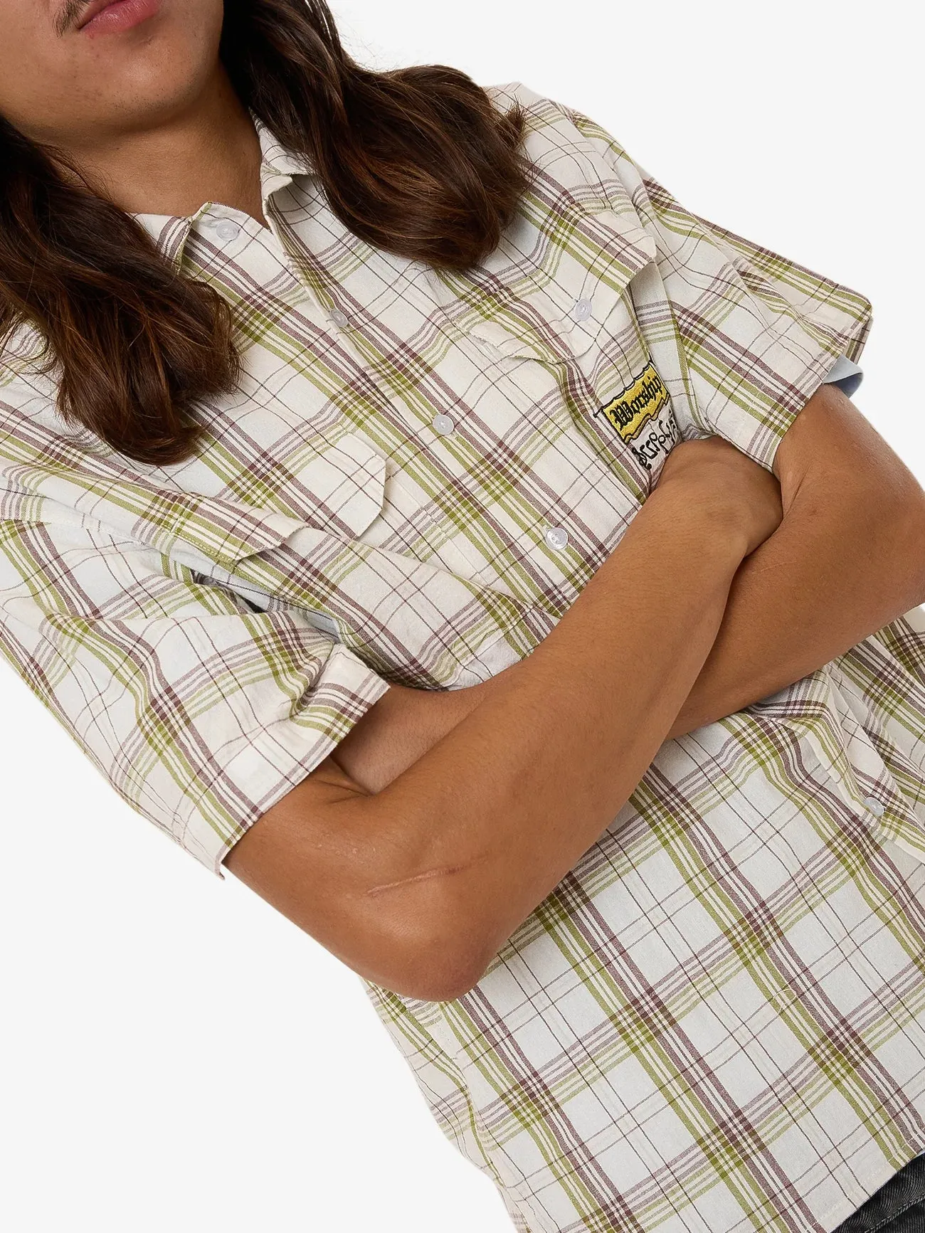 WORSHIP - Toot Short Sleeve Shirt - Bone